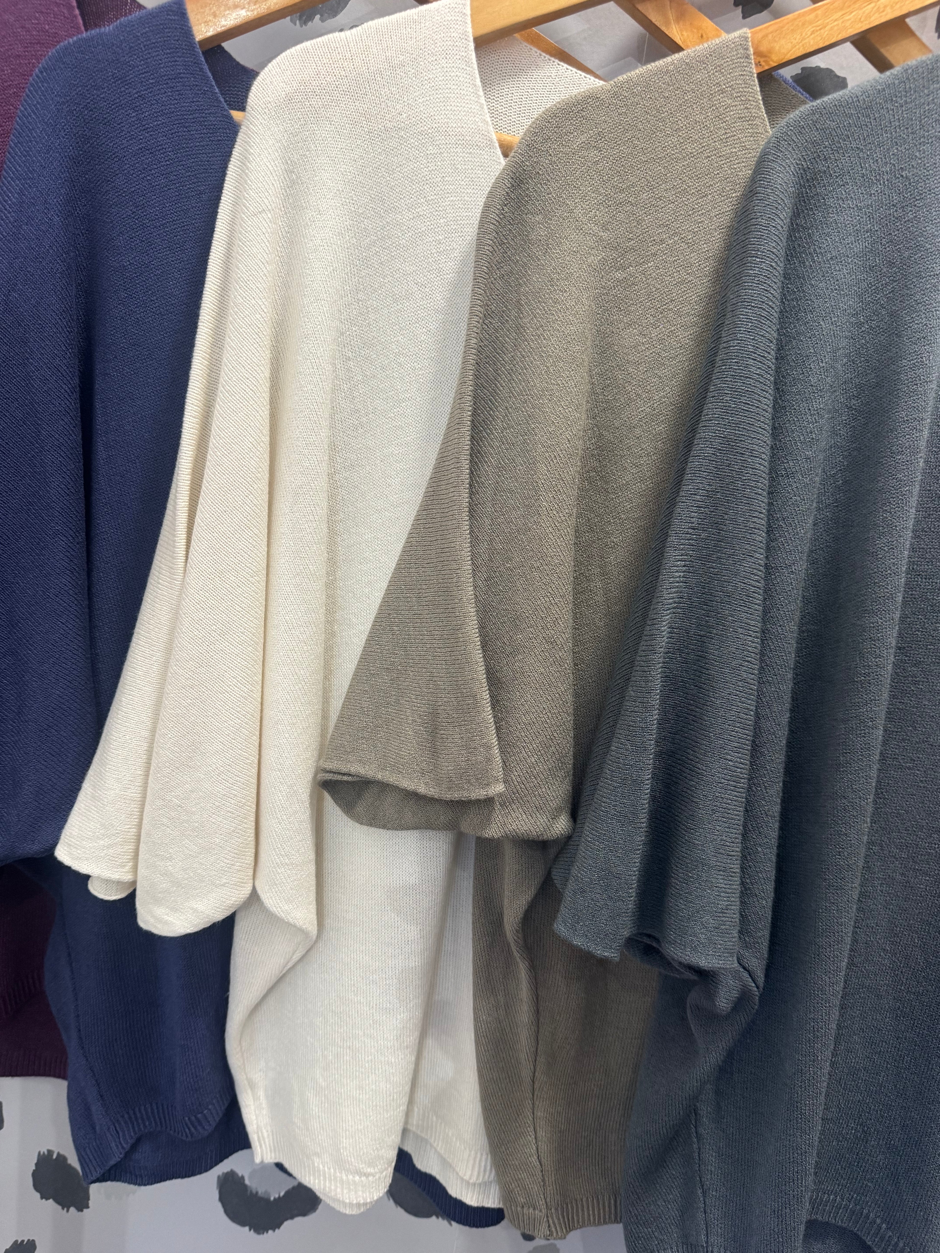 Italian Fine Knit V-Neck Sweater