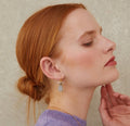 Willow Stone & Pearl Drop Earrings