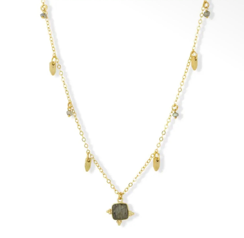 Asia Short Labradorite Necklace