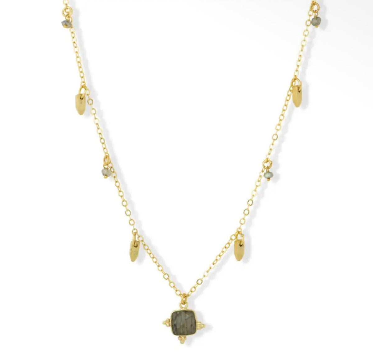 Asia Short Labradorite Necklace