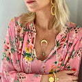Hera Double Layered Gold Plated Nexklace image 0