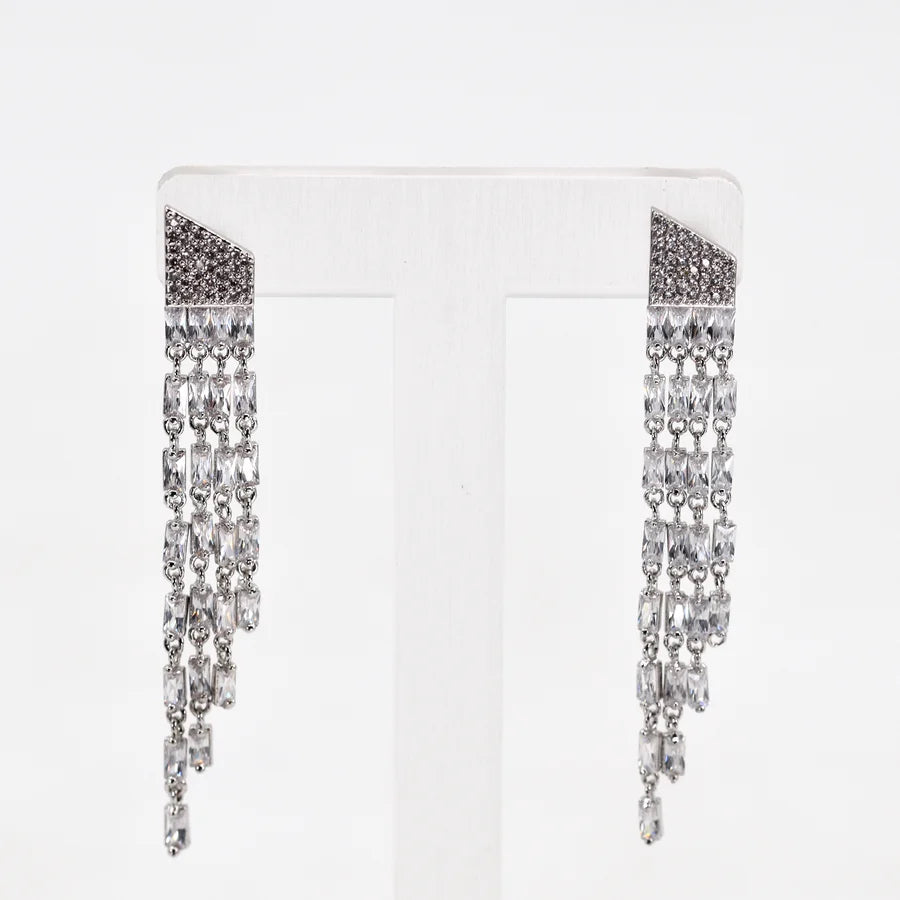 Statement Crystal Drop Earrings image 1