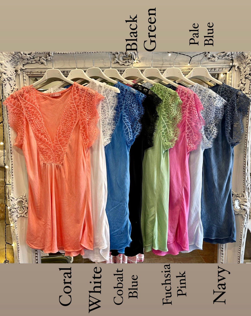 Prunella Pretty Lace Trim Top image 4