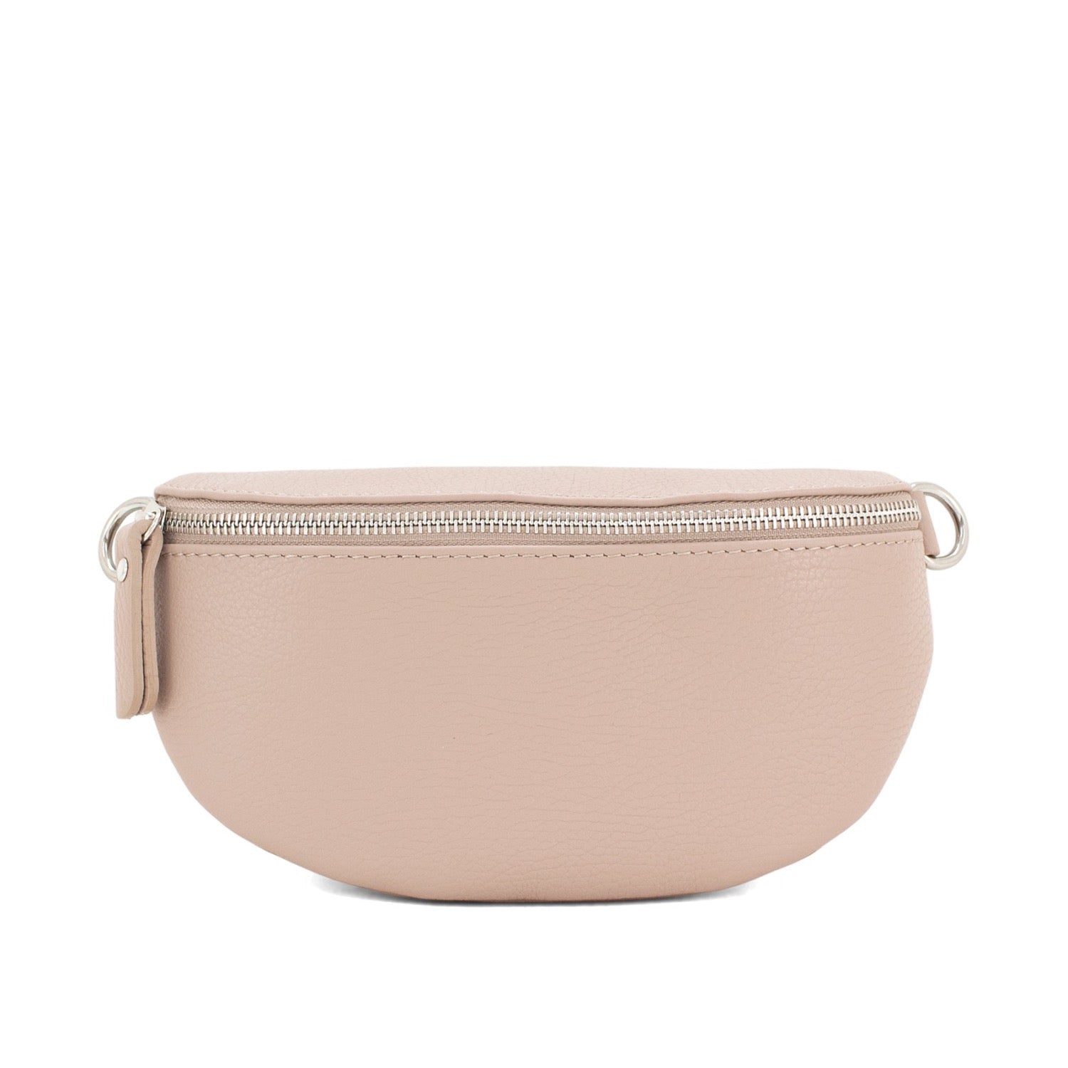Leather Half Moon Crossbody Bag image 8