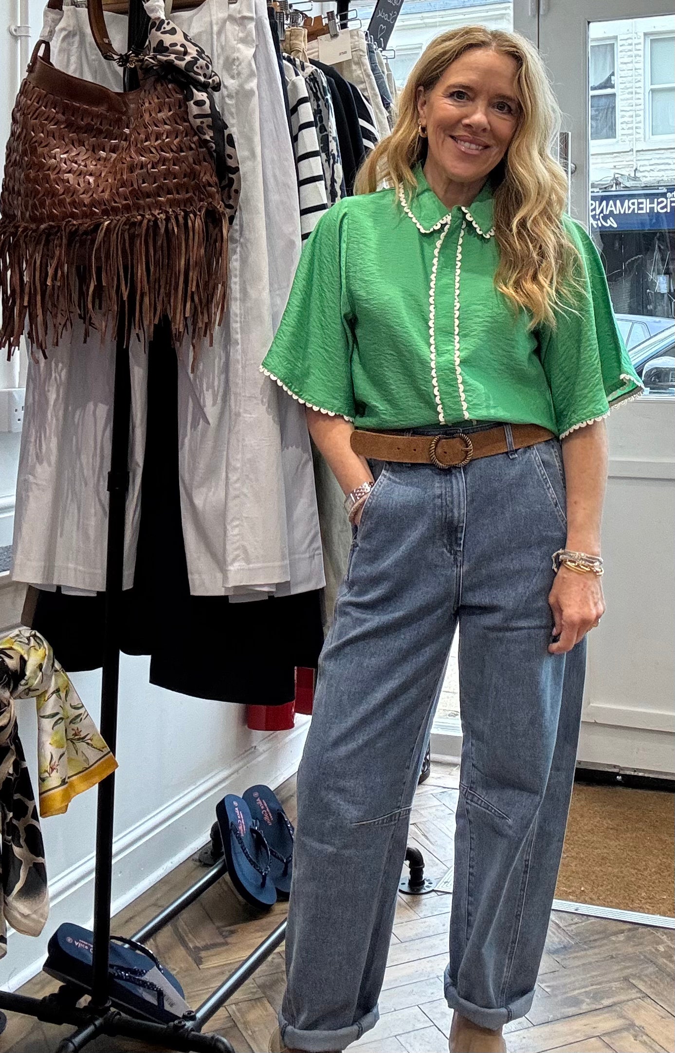 Saint Tropez Barrel Leg Jeans  image 7