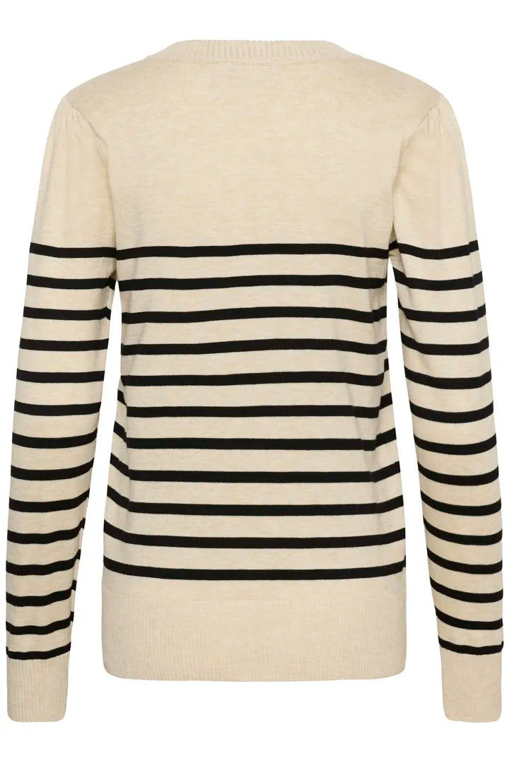 Saint Tropez Mila Sweater with Stripe Detail image 2