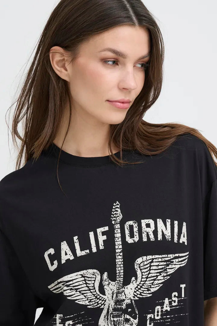 Pulz Abby Black T Shirt image 8
