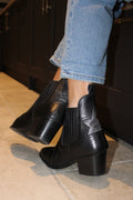 Starry Leather Ankle Cowboy Boots image 0