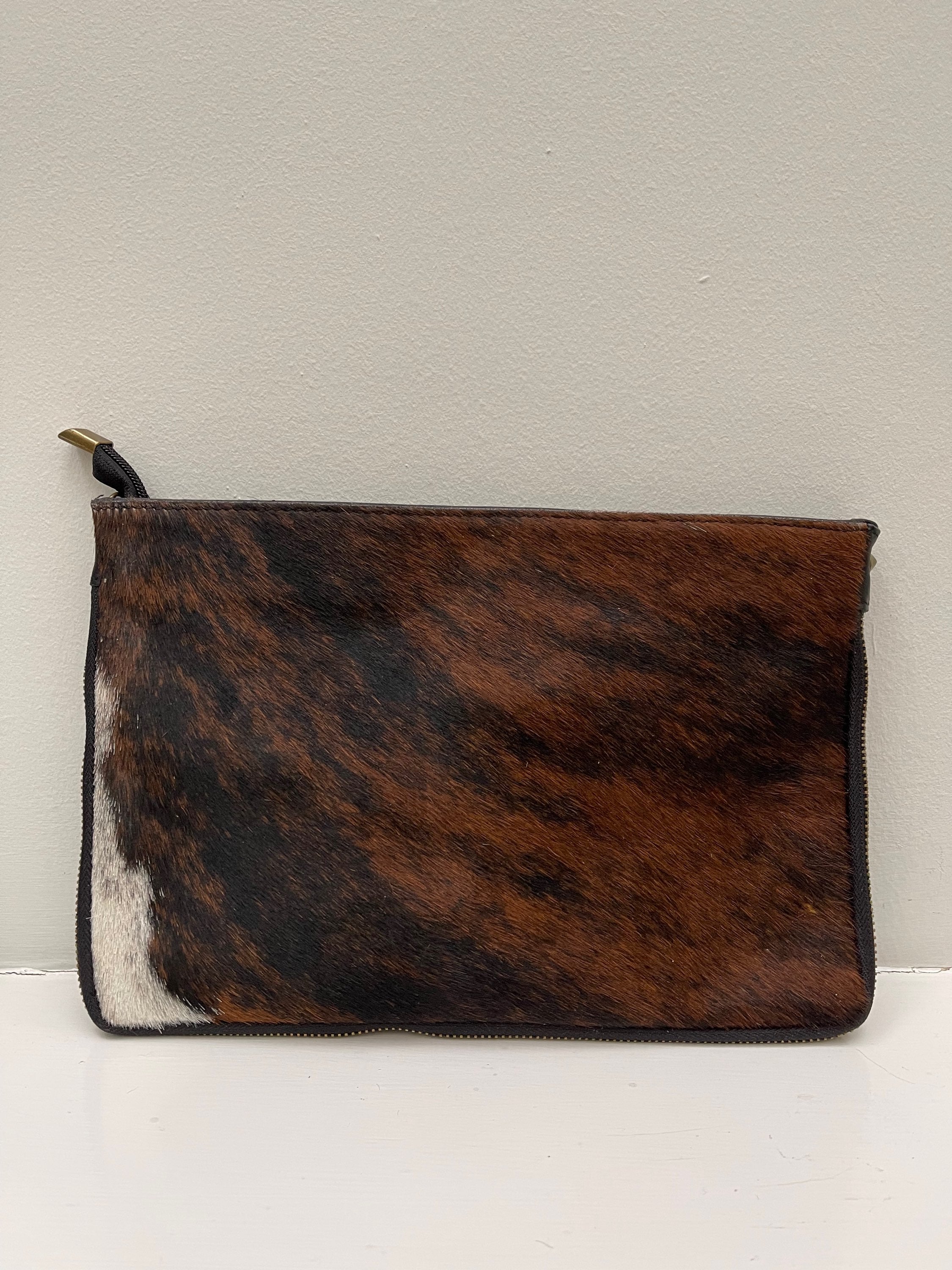 Romeo Leather & Print Crossbody Clutch Bag image 3