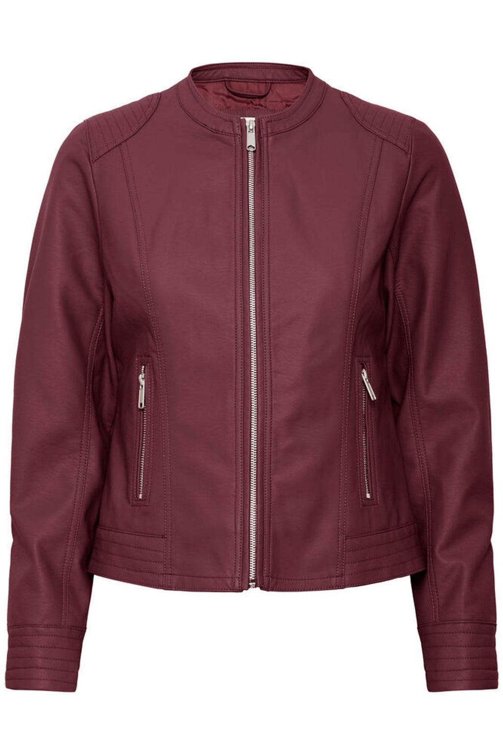 B Young Bya Faux Leather Biker Jacket image 7