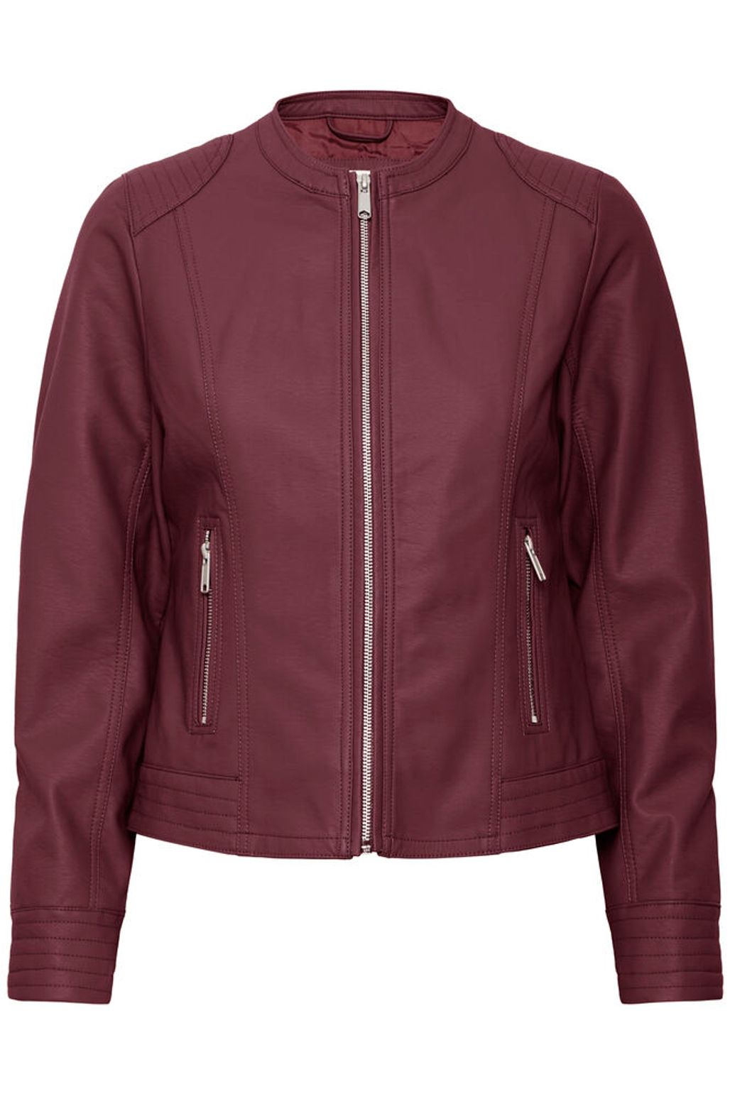 B Young Bya Faux Leather Biker Jacket image 7