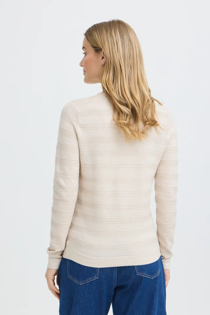 Pulz Sara Denim Trim Knit Sweater  image 7
