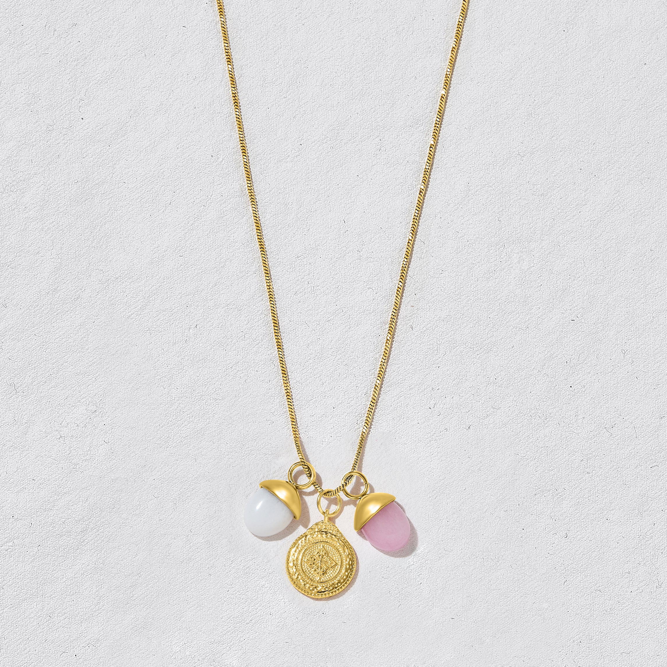 Oasis Gemstone Charm Necklace image 0