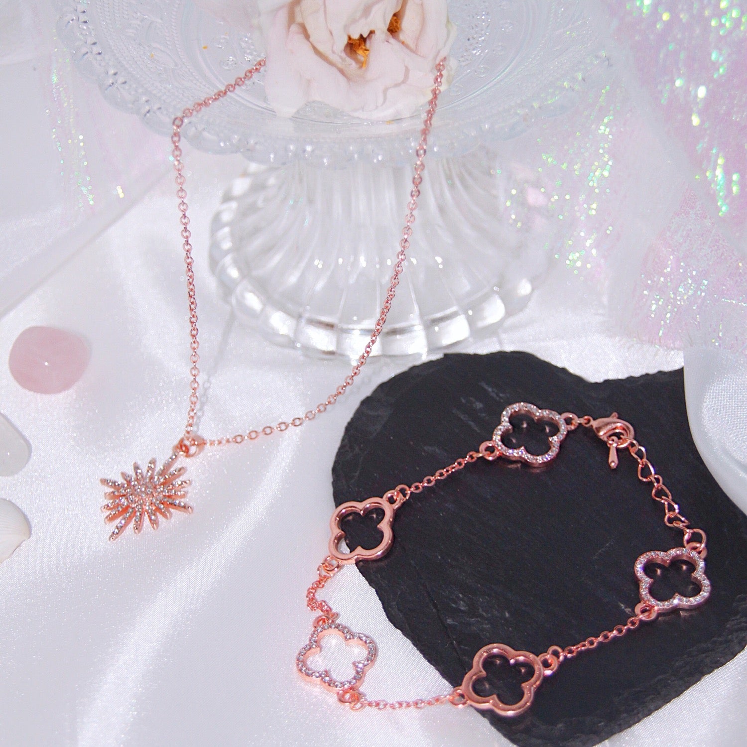 Short Sparkle Star Necklace  image 2
