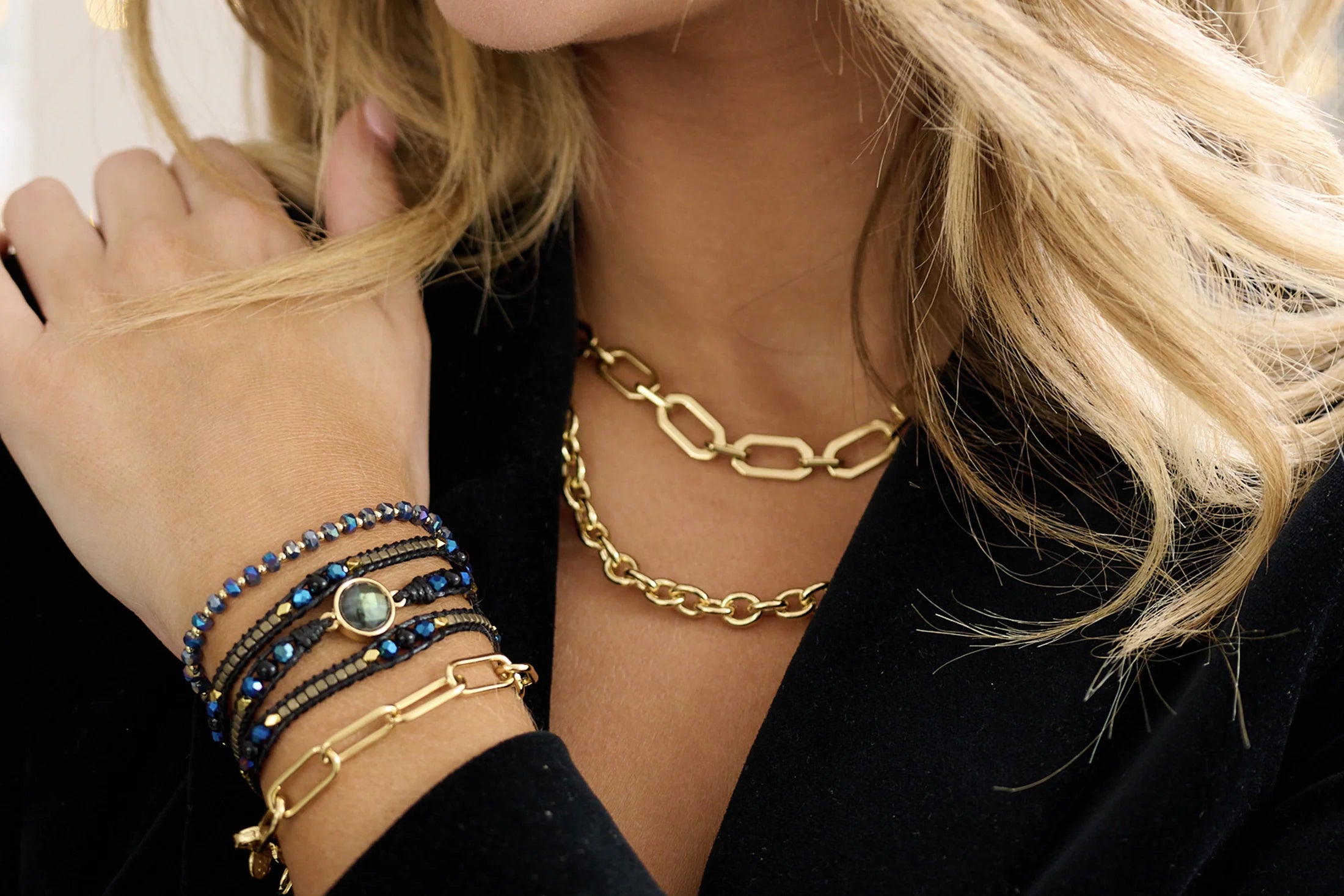 Ukelele Gold Chain Bracelet image 2