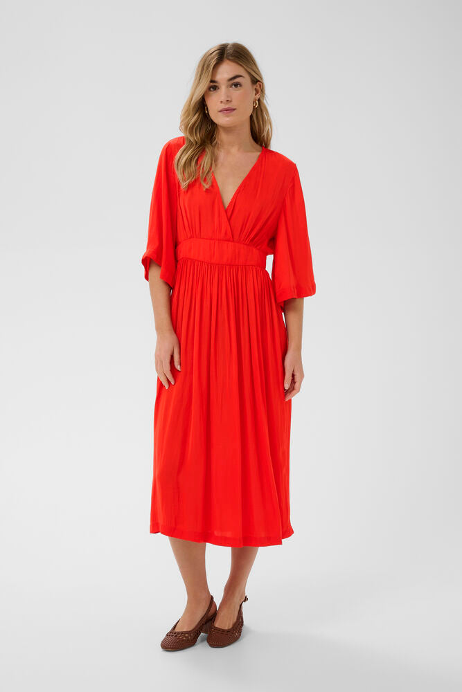 Saint Tropez Nada Poppy Red Dress image 3