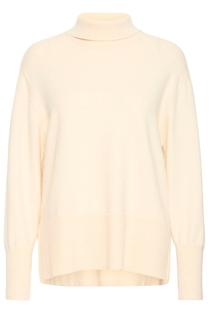 Pulz Steffi Cream Turtleneck Sweater image 2