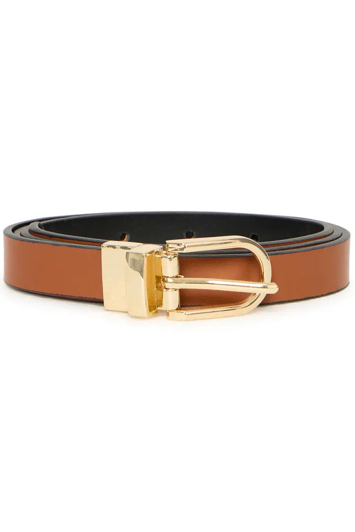 B Young Tan Black Reversible Belt image 3