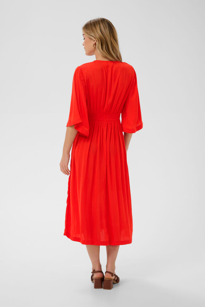 Saint Tropez Nada Poppy Red Dress image 2
