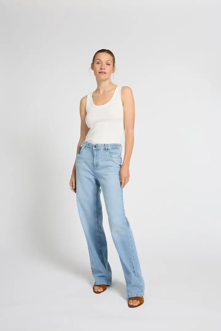 Pulz Vega Wide Leg Jeans image 3