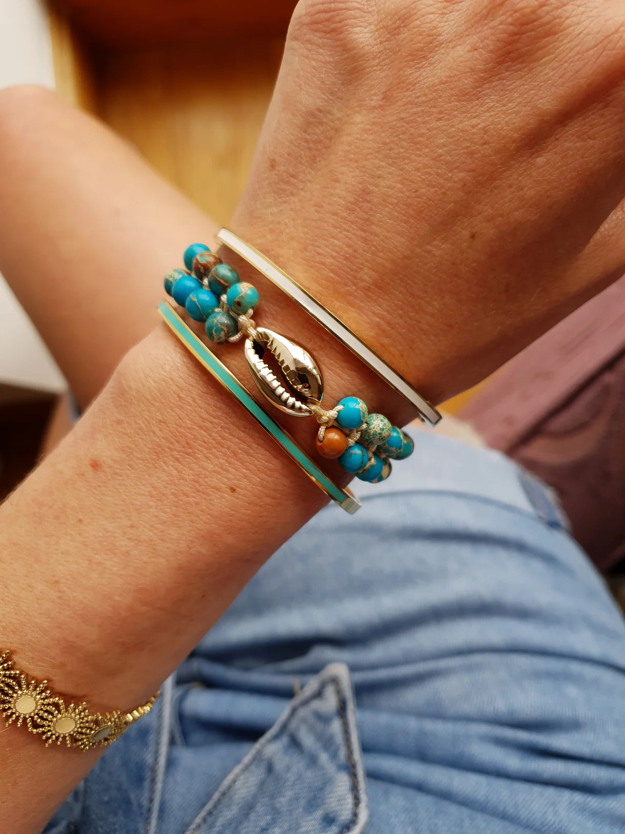 India Enamel Bangle image 1