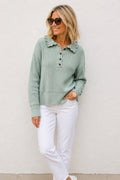 Saint Tropez Tristen Polo Top in Green image 0