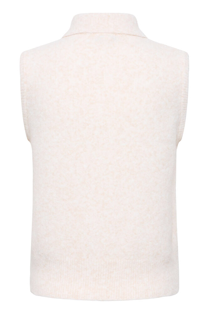 B Young Mea Zip Slipover in Beige image 2