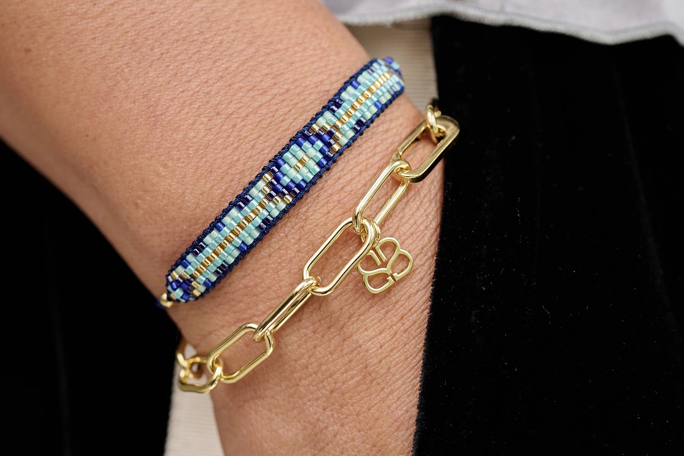 Ukelele Gold Chain Bracelet image 1