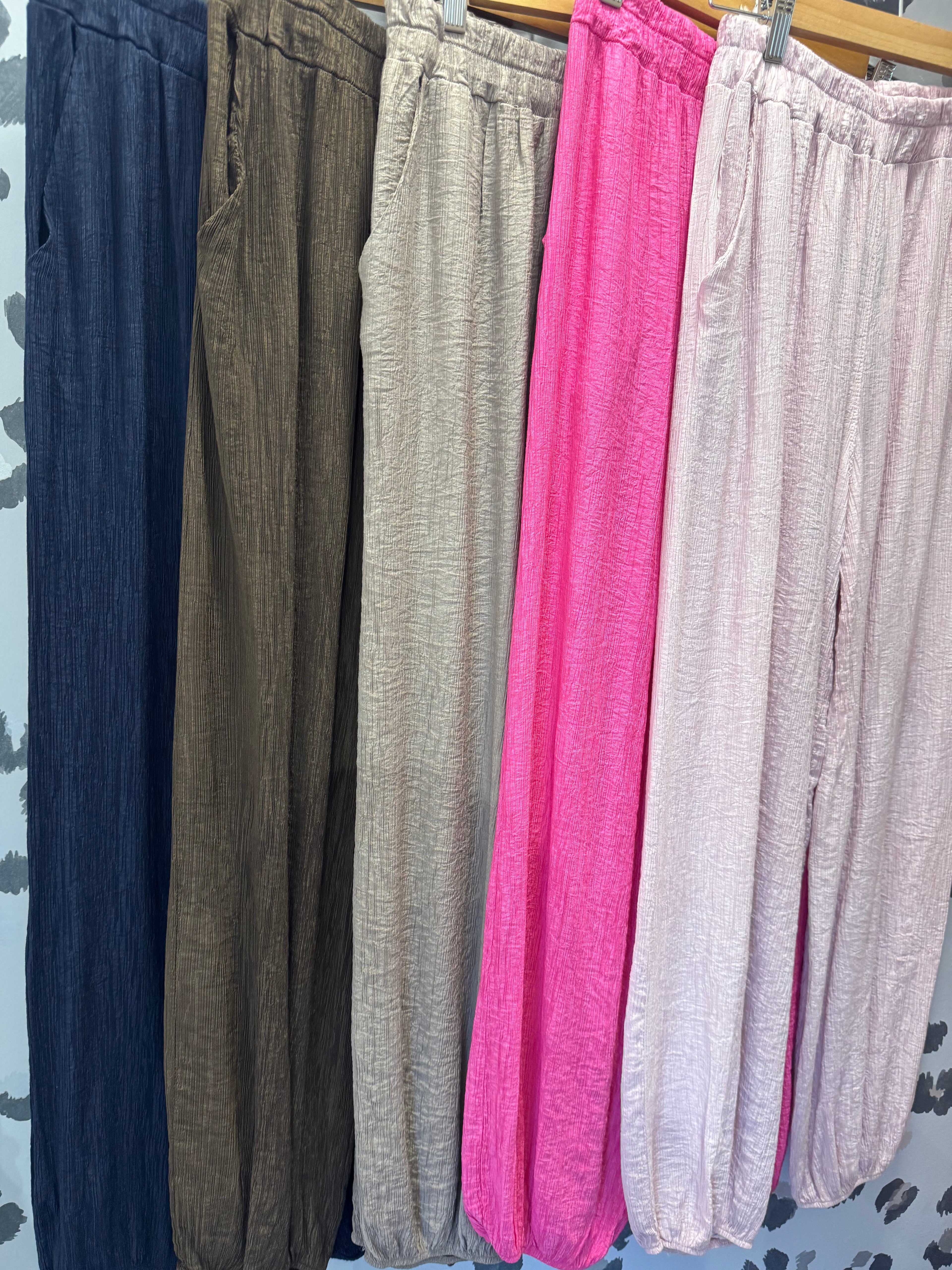 Roma Ballon Crinkle Trousers  image 2