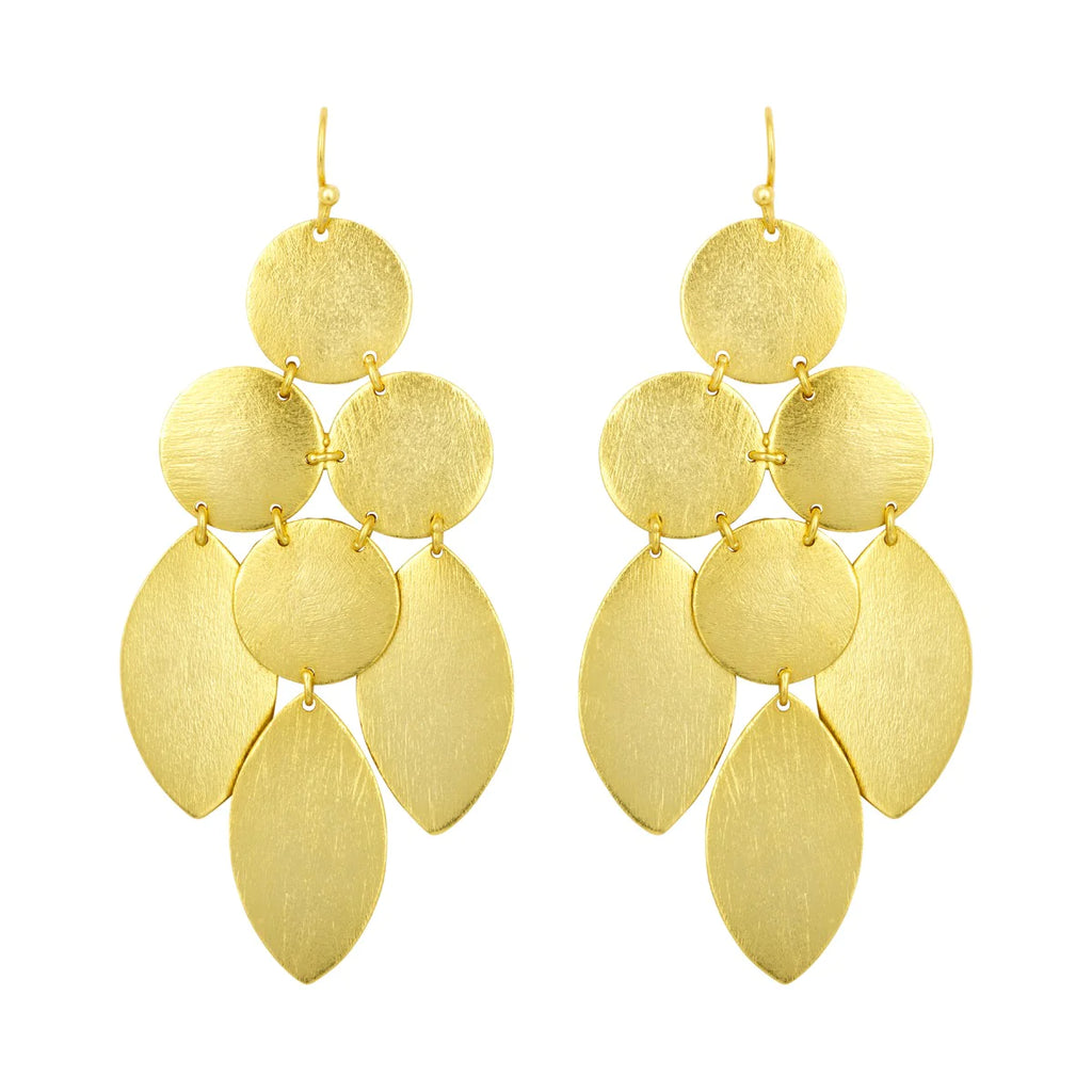 Cheyenne Gold Statement Earrings image 2