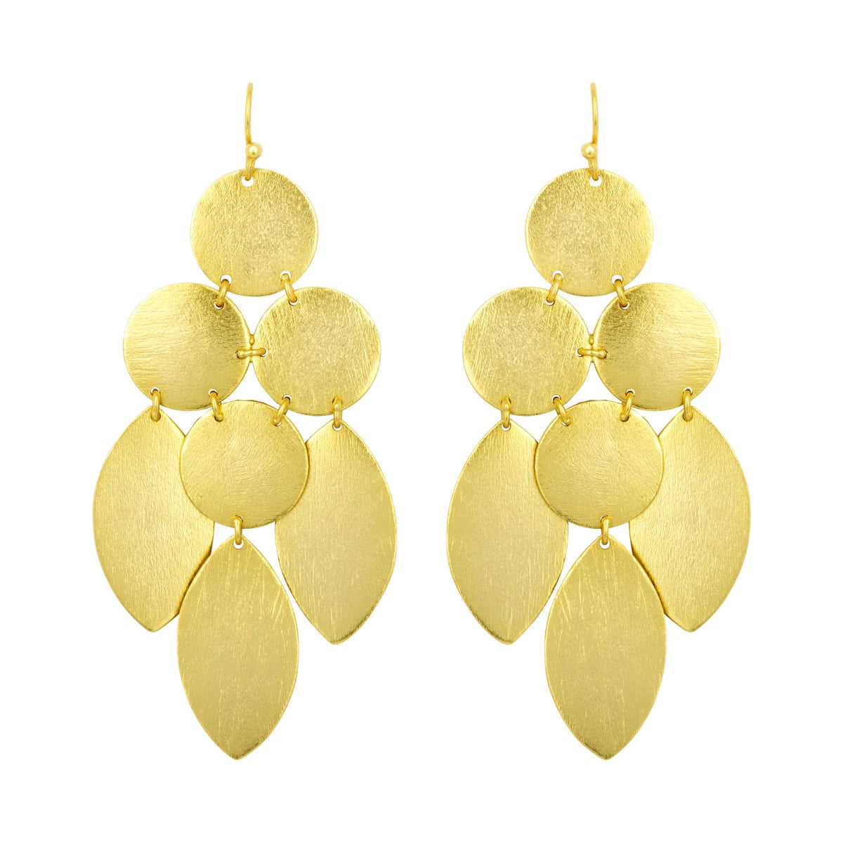 Cheyenne Gold Statement Earrings image 2