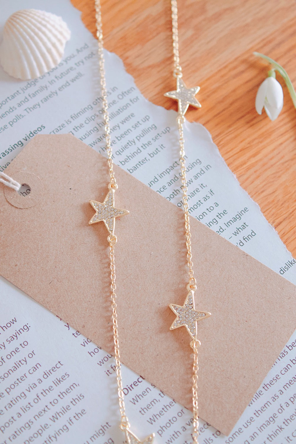 Multi Star Long Necklace  image 0