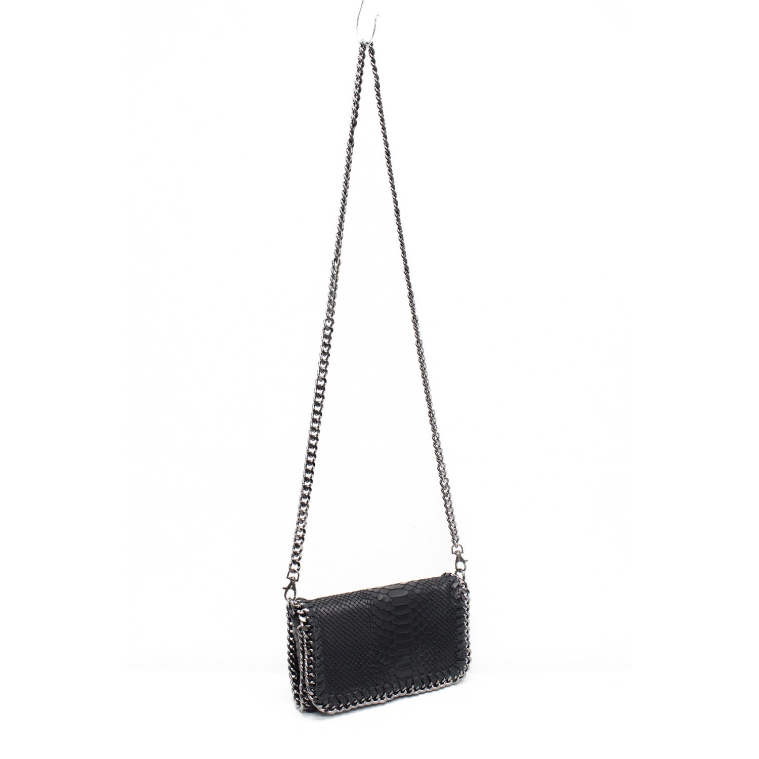 Stella Leather Bag with Chain Detail image 9