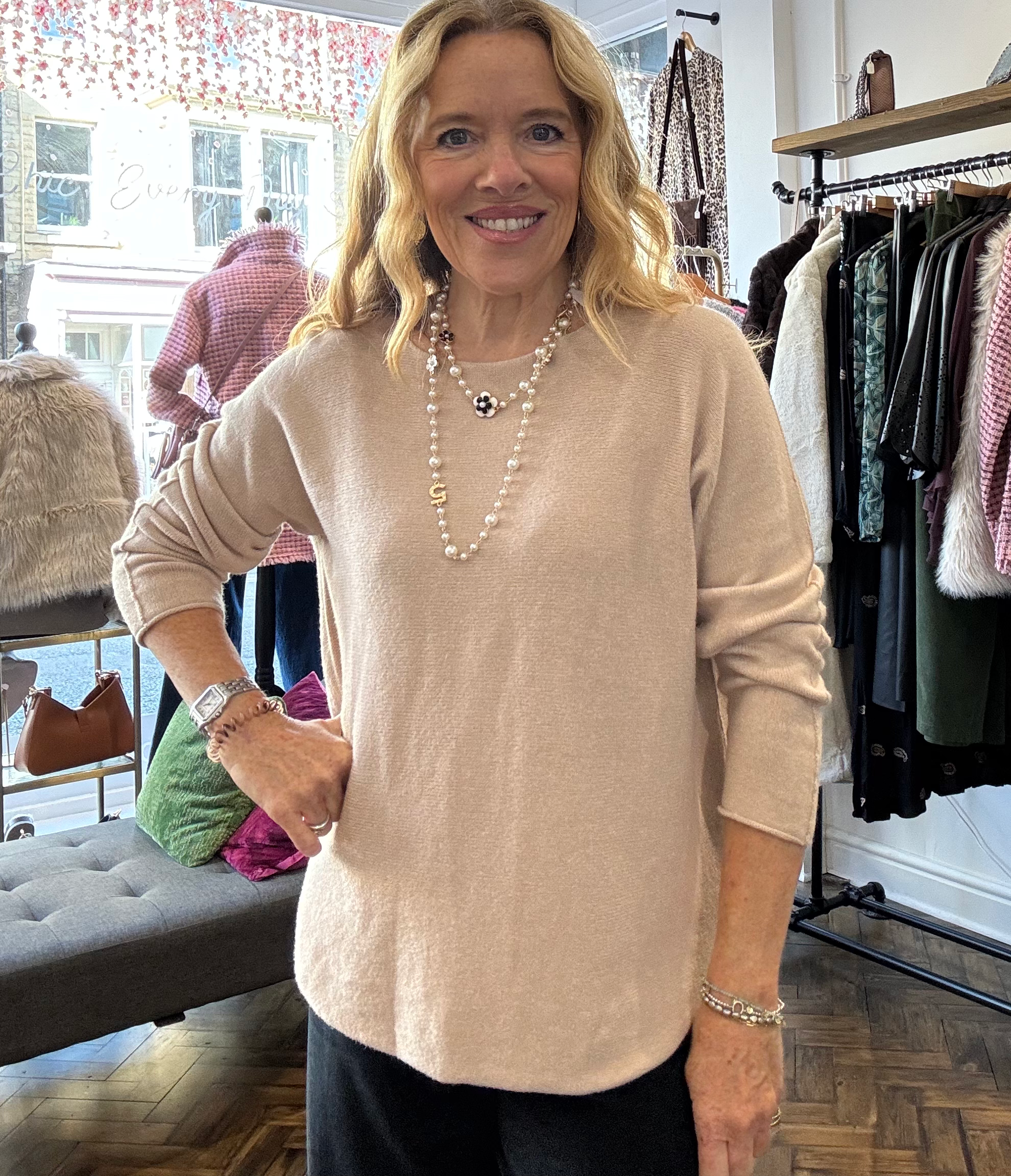 Aspen Scoop Neck Sweater image 4
