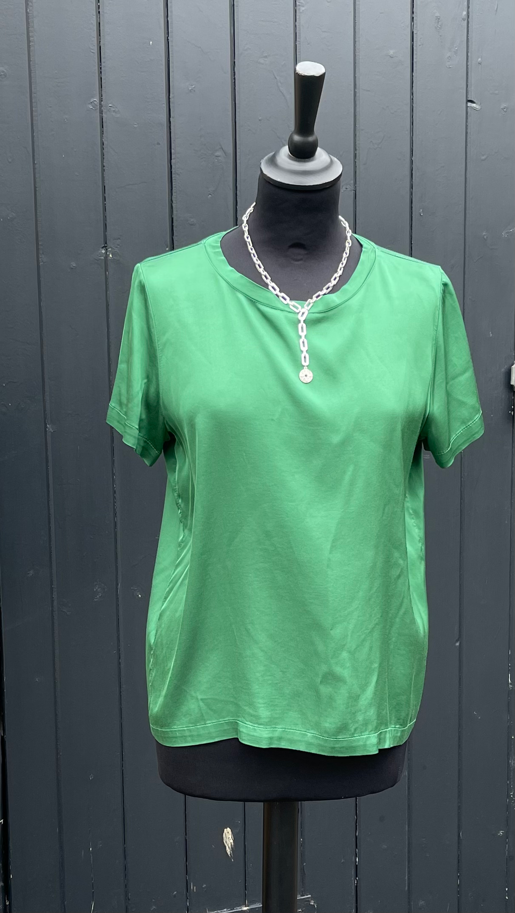 Wisdom Satin T Shirt Top image 4
