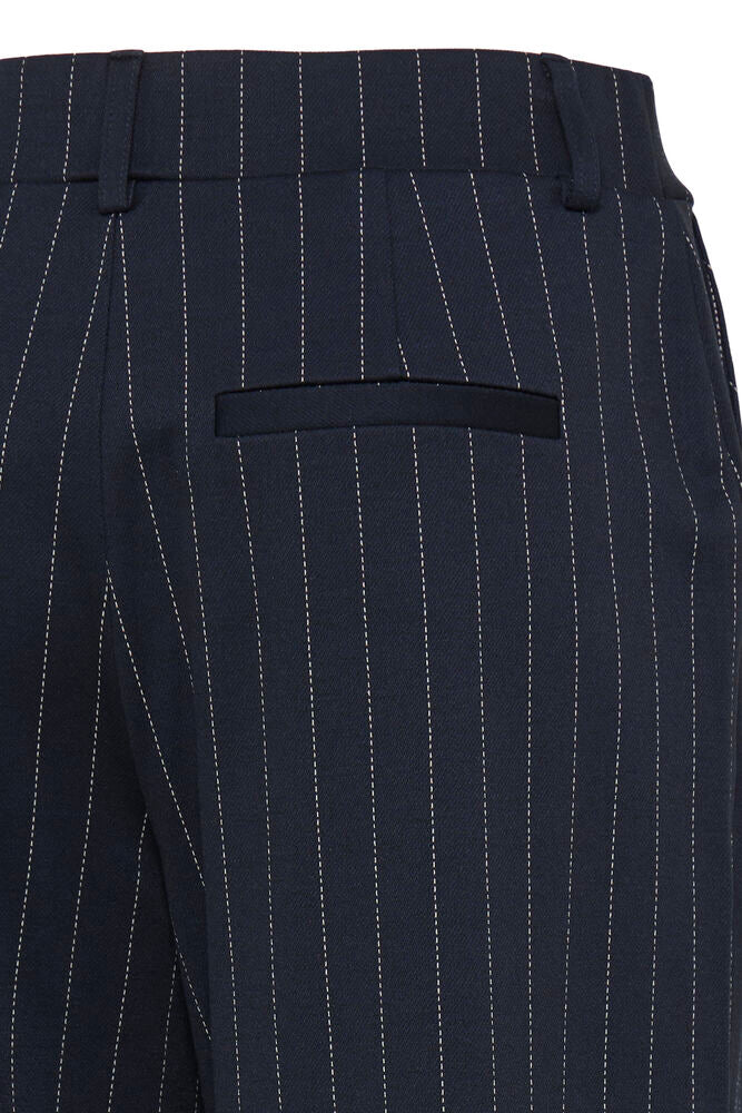 B Young Wide Navy Stripe Trousers  image 3