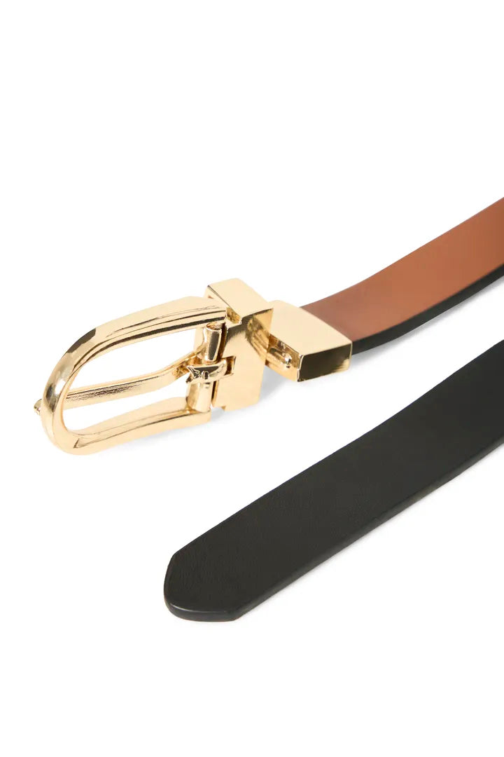 B Young Tan Black Reversible Belt image 0