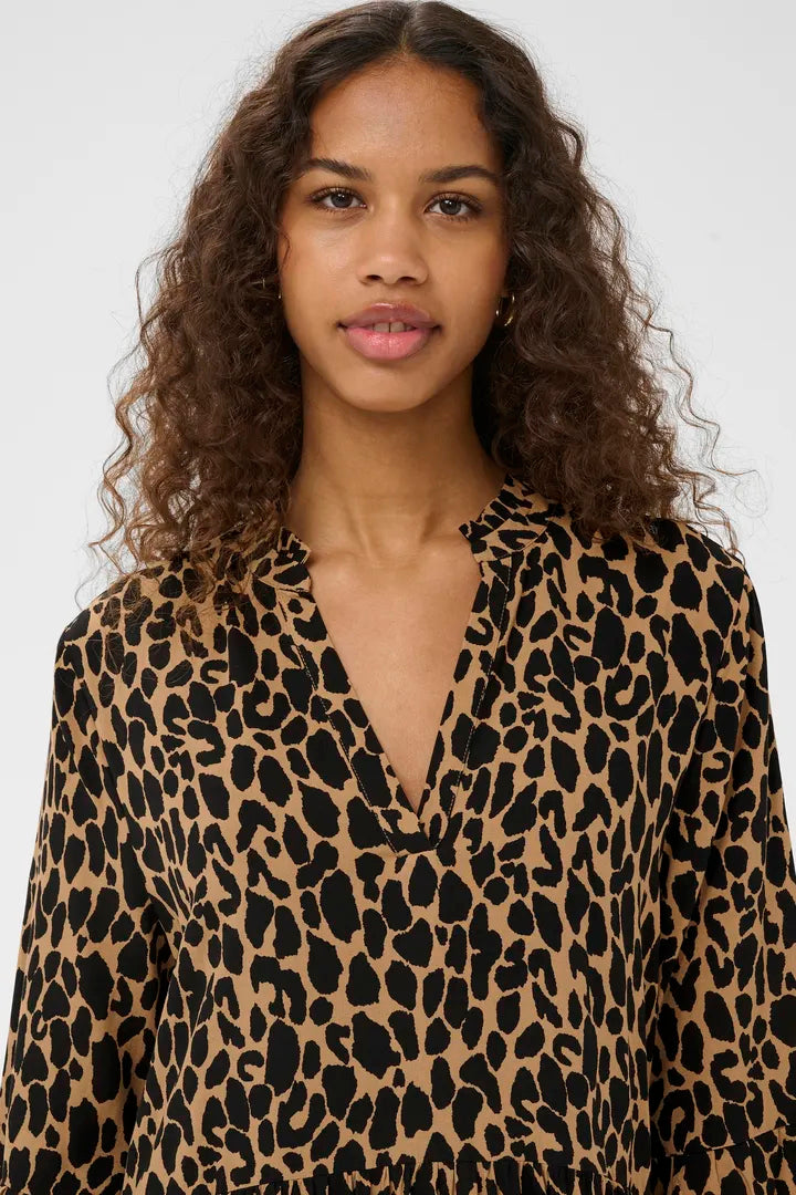 Saint Tropez Eda Leopard Print Dress image 2