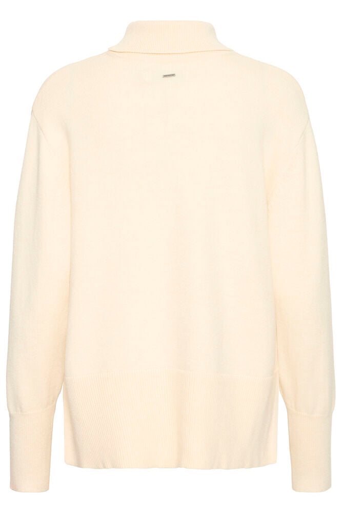 Pulz Steffi Cream Turtleneck Sweater image 5