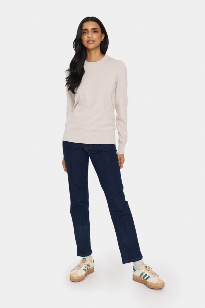 Saint Tropez Mila Sweater Ruched Shoulder Detail image 2