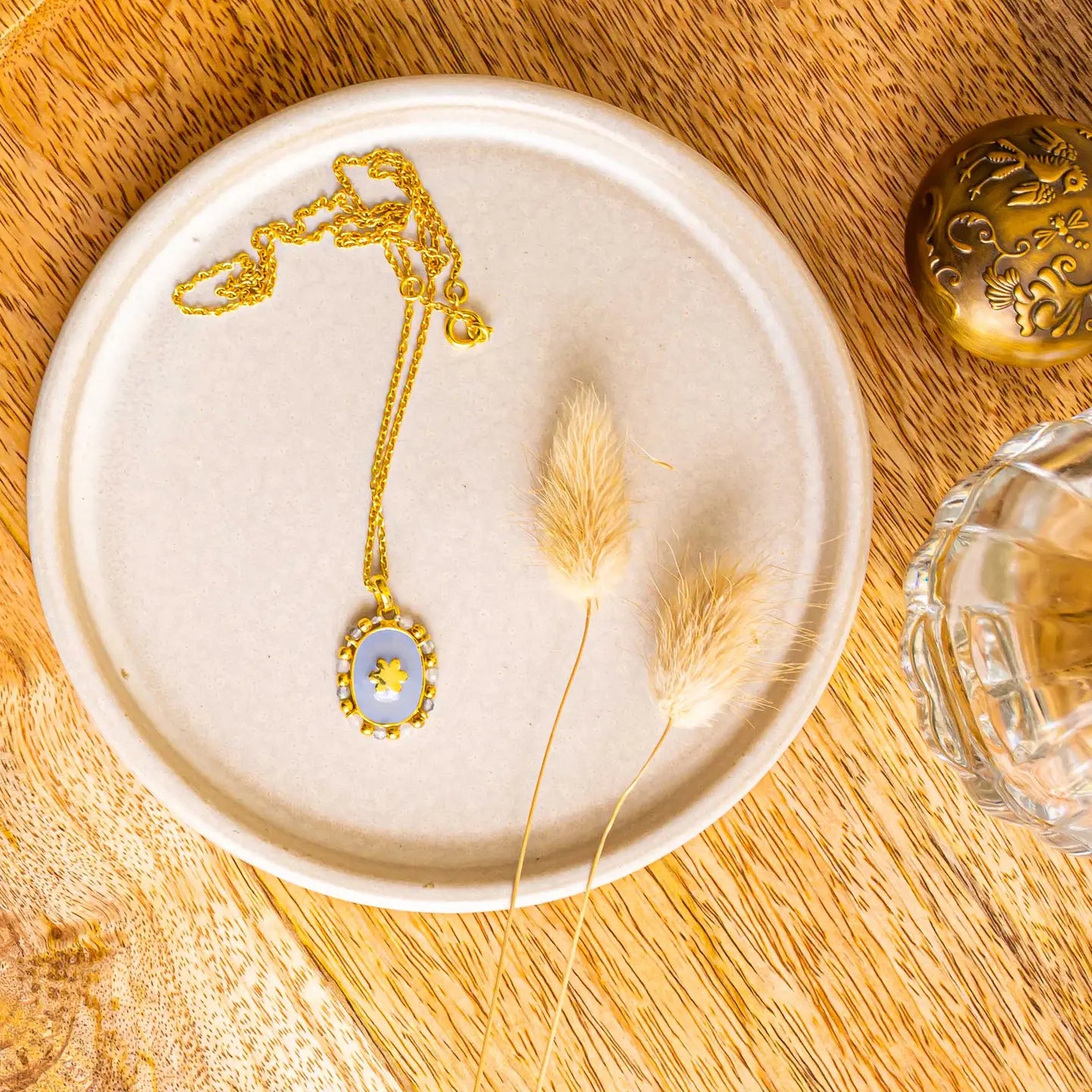 Newport Grey Star Pendant Necklace image 0