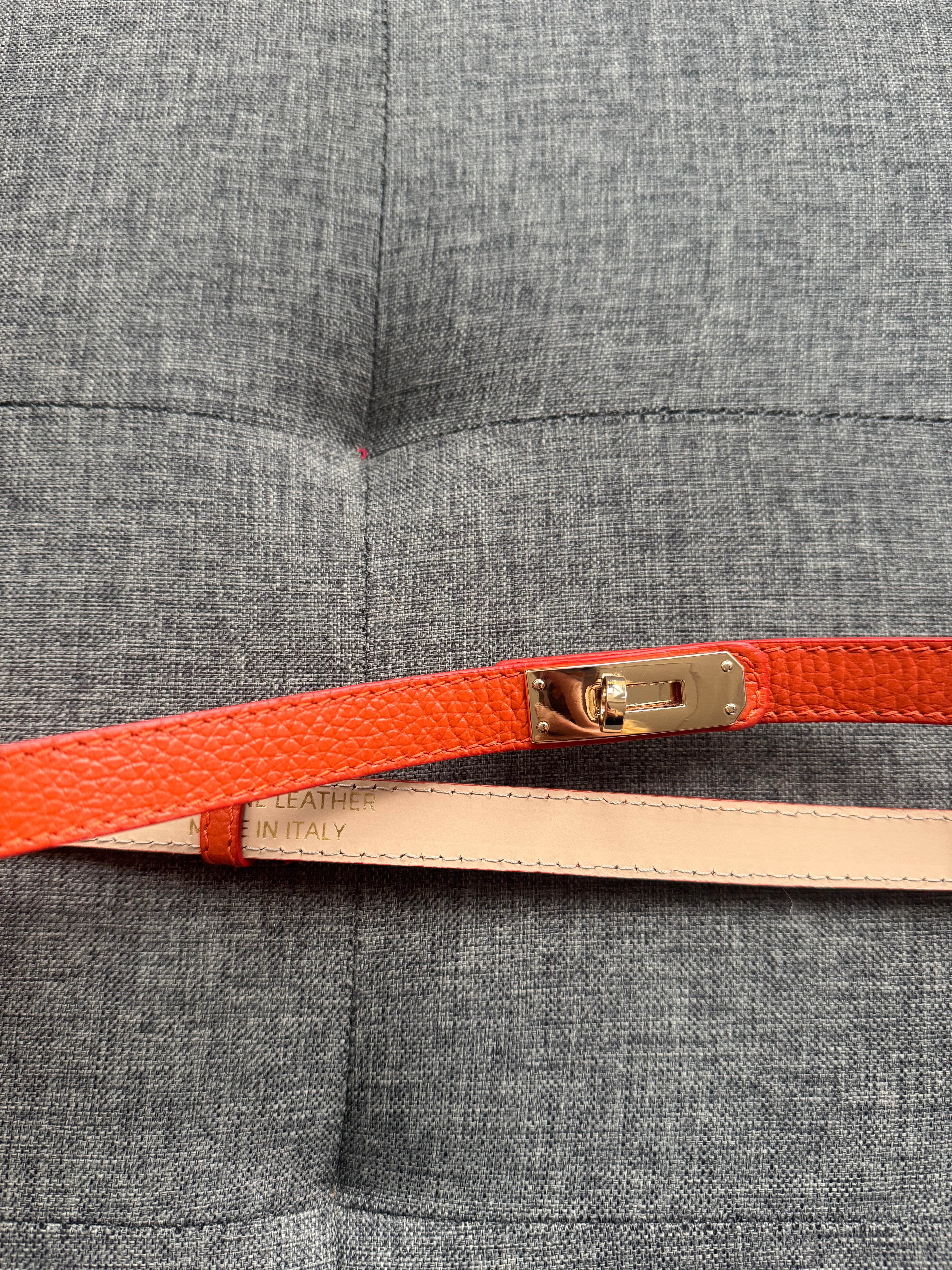 Henrietta Slim Leather Belt image 2