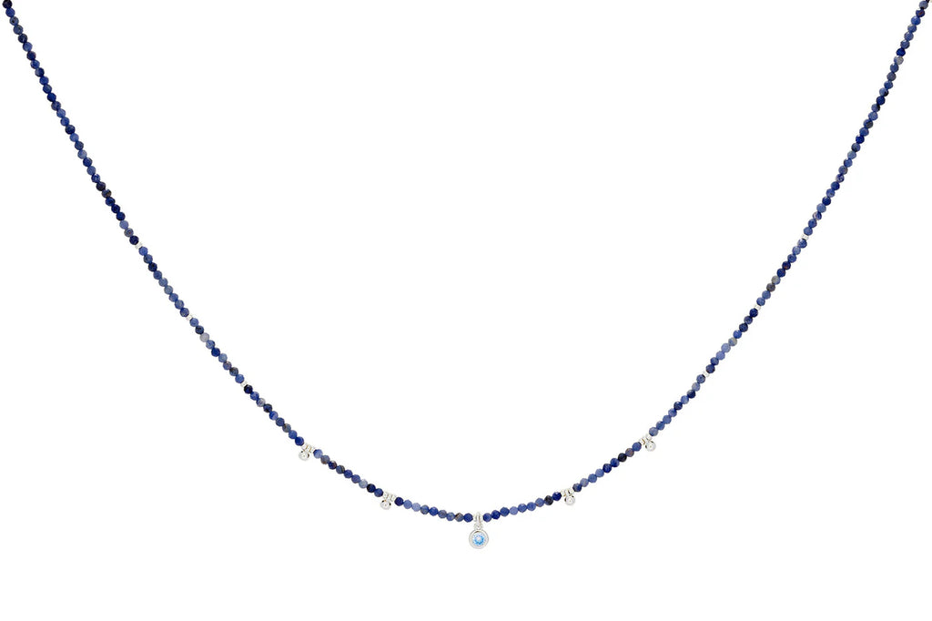Jasmine Semi Precious Stone Short Necklace  image 3