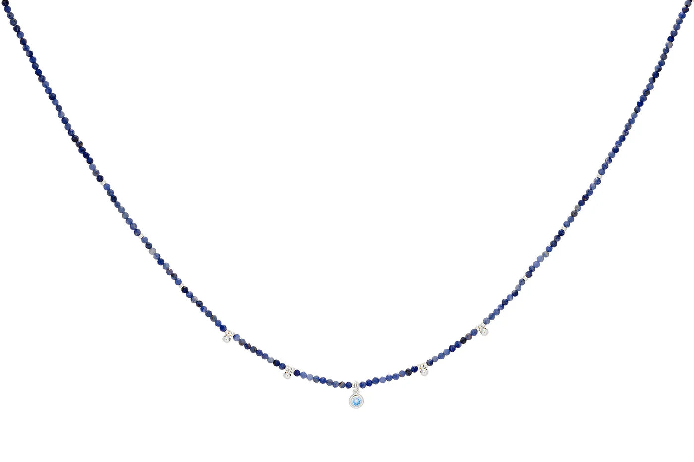 Jasmine Semi Precious Stone Short Necklace  image 3