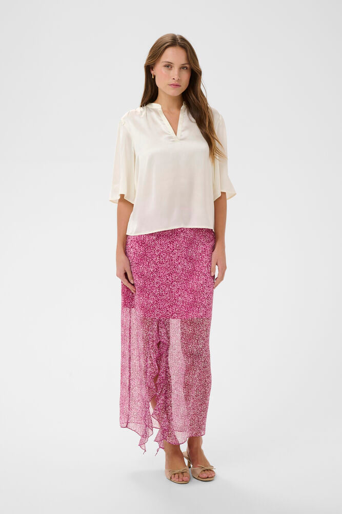 Saint Tropez Safina Satin Blouse Top image 8