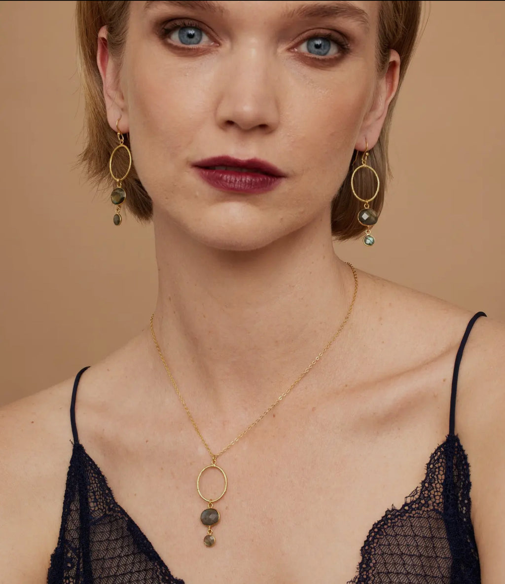 Cadiz Labradorite Drop Earrings image 1