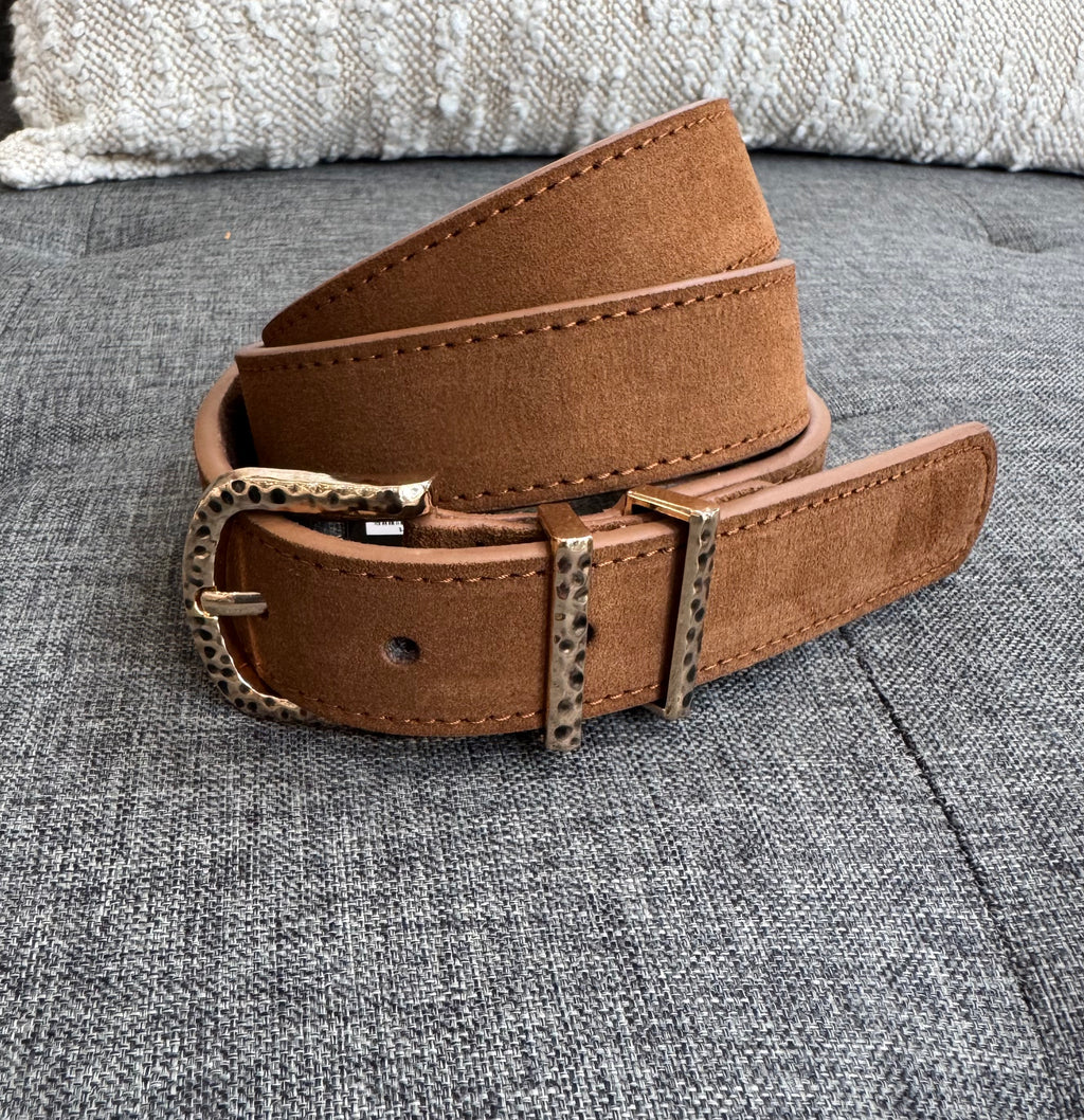 Henley Tan Leather Belt image 0