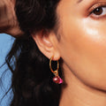 Nicky Gold Plated Small Hoop Earrings  image 0