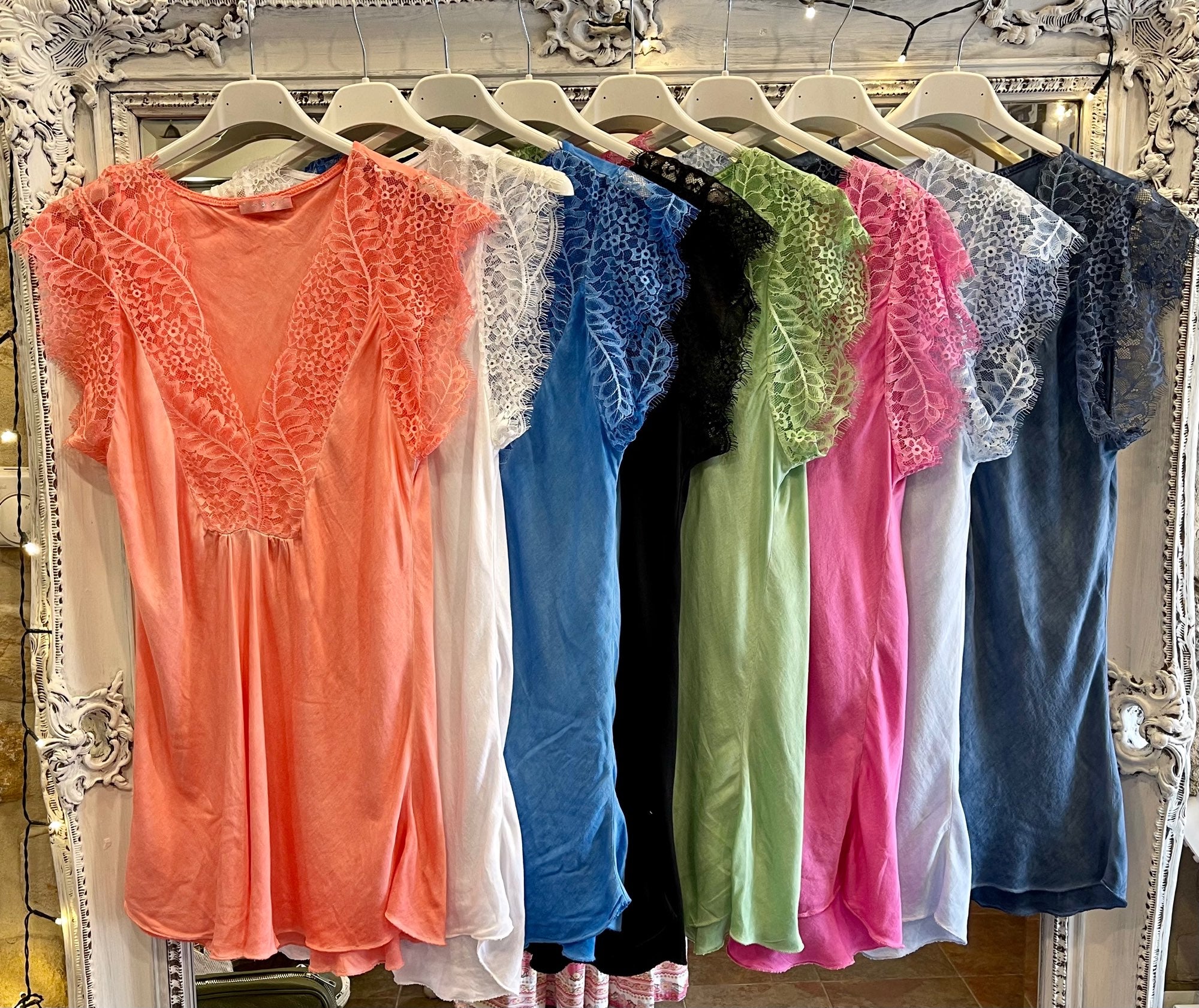 Prunella Pretty Lace Trim Top image 2