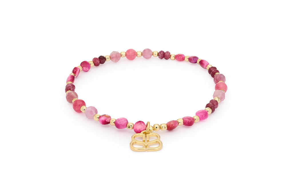 Laria Pink Tourmaline Gold Bracelet  image 0